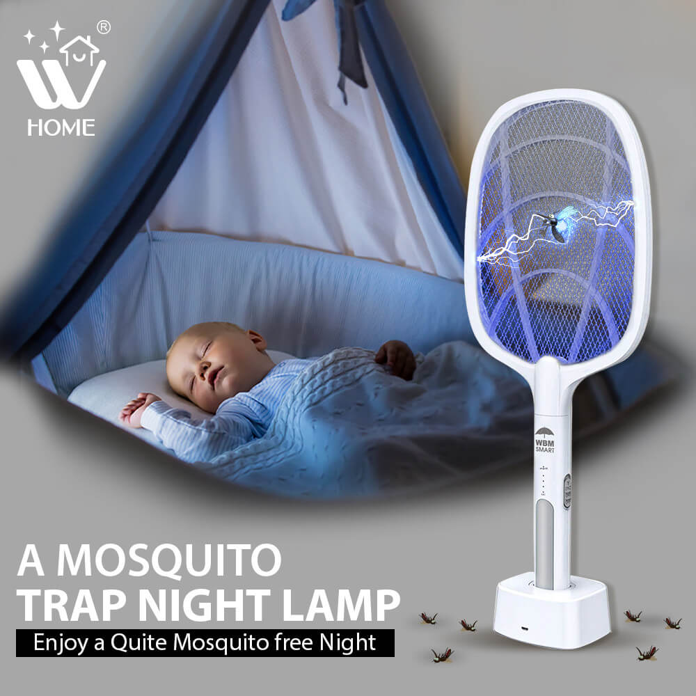 2-in-1 Mosquito Killer Racket & Lamp