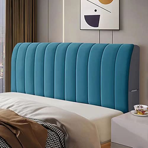 Designer Padded Plush Bed Headboard Velvet Cover King Size (Width:72 inch x Height:30 inch)