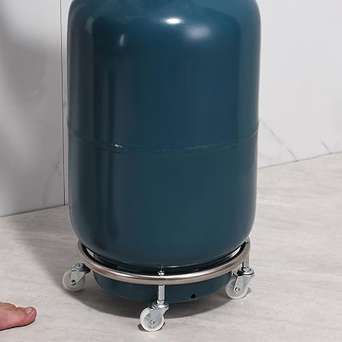 HCM Movable Gas Cylinder Trolley (black colour) Metal