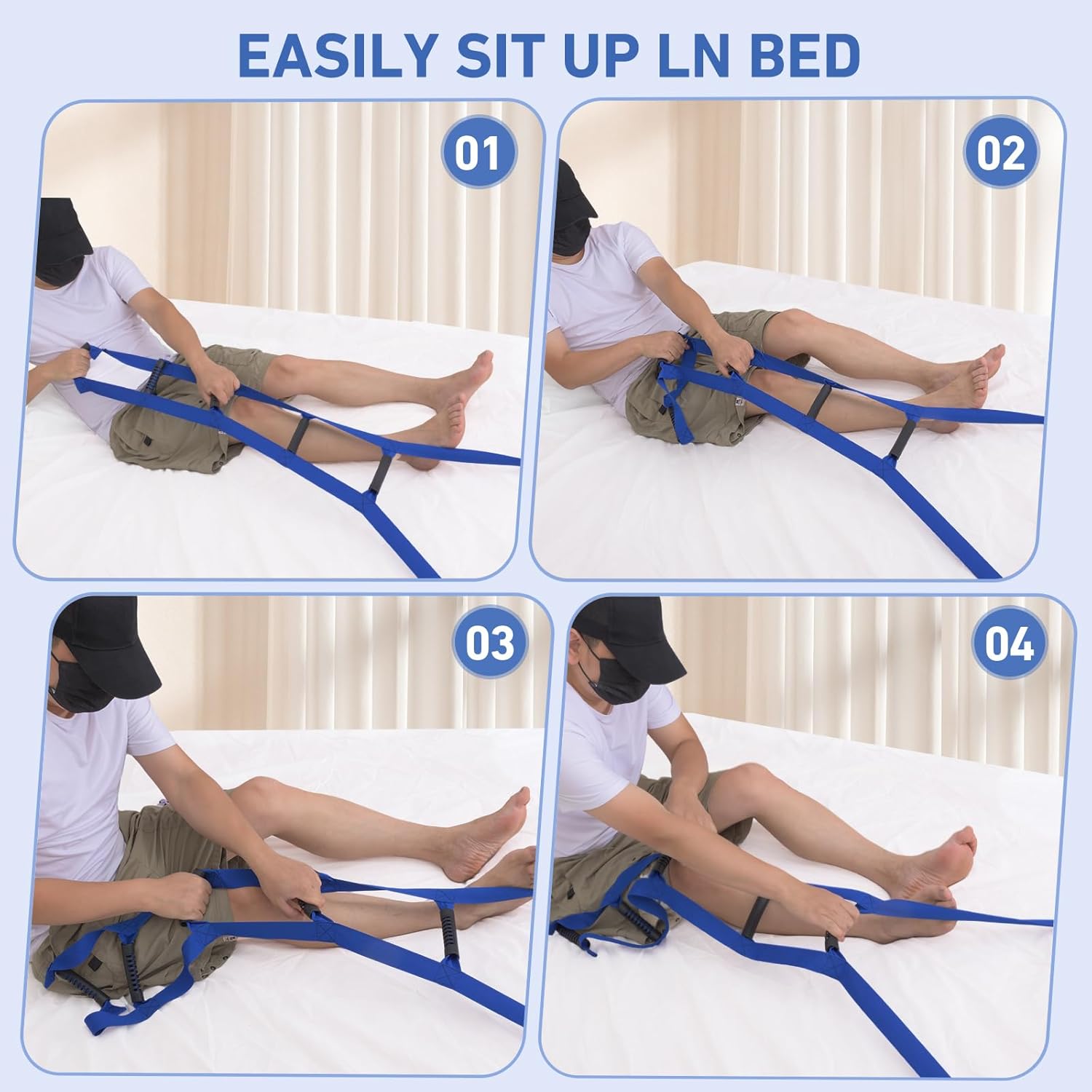 Pull Up Bed Ladder Assist Support