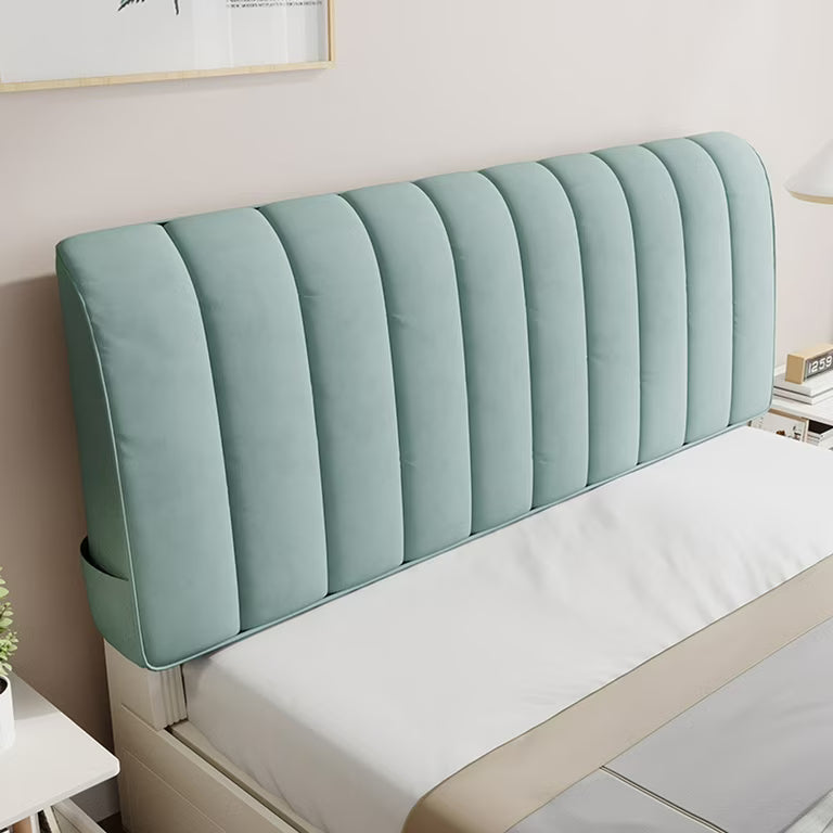 Designer Padded Plush Bed Headboard Velvet Cover King Size (Width:72 inch x Height:30 inch)