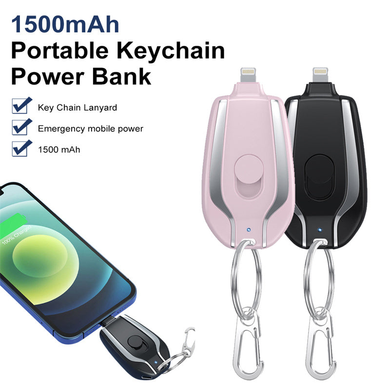 Mini Power Emergency Pod Keychain 1500mAh