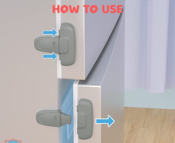 HCM Refrigerator Lock  Heavy Duty Combination Fridge Lock