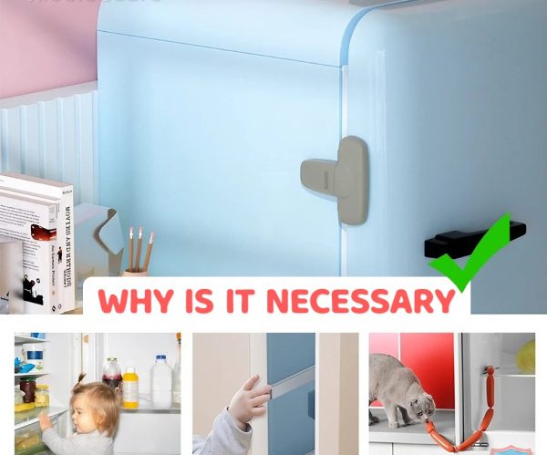 HCM Refrigerator Lock  Heavy Duty Combination Fridge Lock