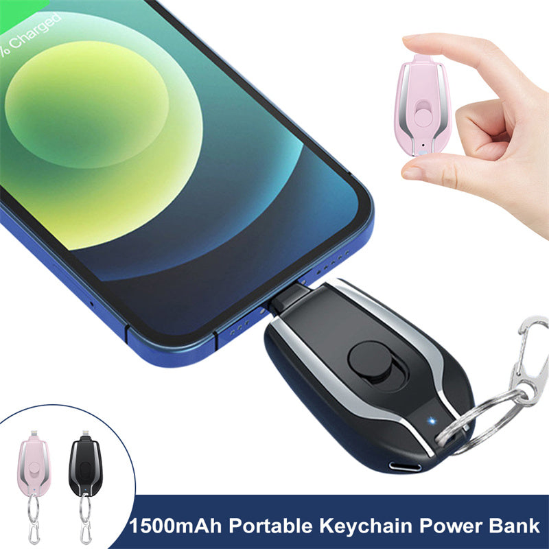 Mini Power Emergency Pod Keychain 1500mAh