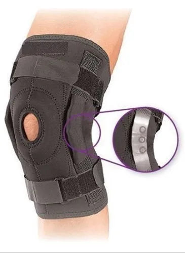 HCM Open Patella Knee Support With Hinges Neoprene (Import)