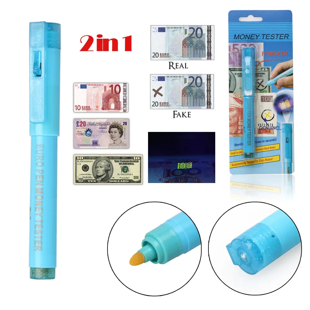 Original HCM Money Tester Pen With UV Light